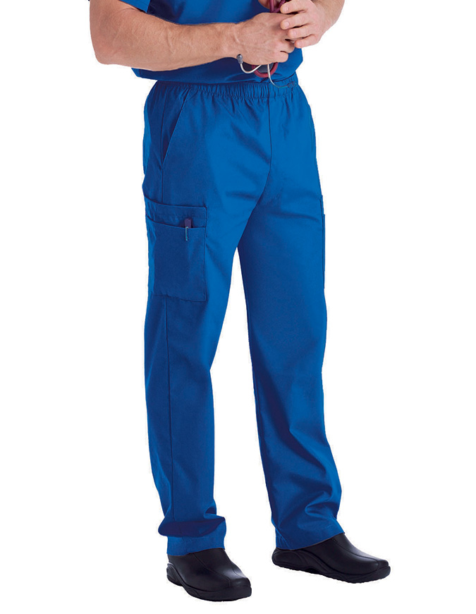 men's cargo scrub pants with belt loops