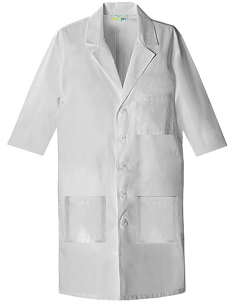 Buy Unisex Three Pocket 40 inch Short Sleeve Lab Coats for $34.45